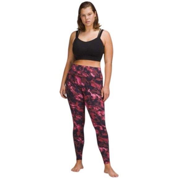 Lululemon Align High-Rise Pant Intensity Pink Blossom Multi size 6 - Picture 8 of 8